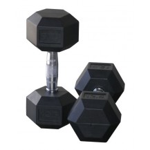Rubber Hex Dumbbell (In pairs)
